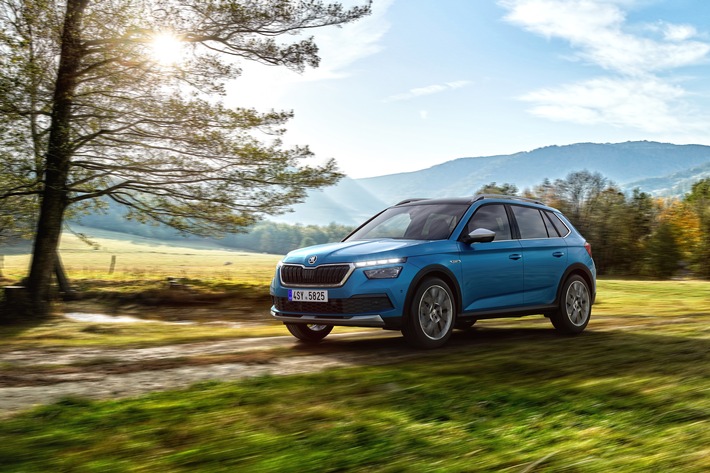 SKODA KAMIQ SCOUTLINE: Crossover im Abenteuer-Look