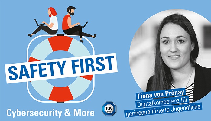 TÜV SÜD-Podcast „Safety First“: Digitalkompetenz für geringqualifizierte Jugendliche