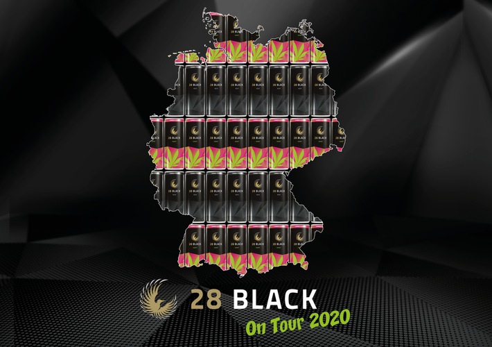 28 BLACK erhöht Marken-Awareness / Energy Drink 28 BLACK auf Roadshow durch die Republik