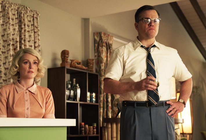 ZDF-Free-TV-Premiere: "Suburbicon - Der Tod wohnt in der Vorstadt" / Thriller-Satire von George Clooney mit Matt Damon und Julianne Moore