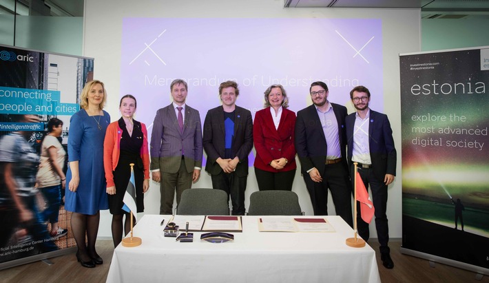 Hamburger KI-Zentrum unterzeichnet Kooperationsabkommen mit Digitalpionier Estland