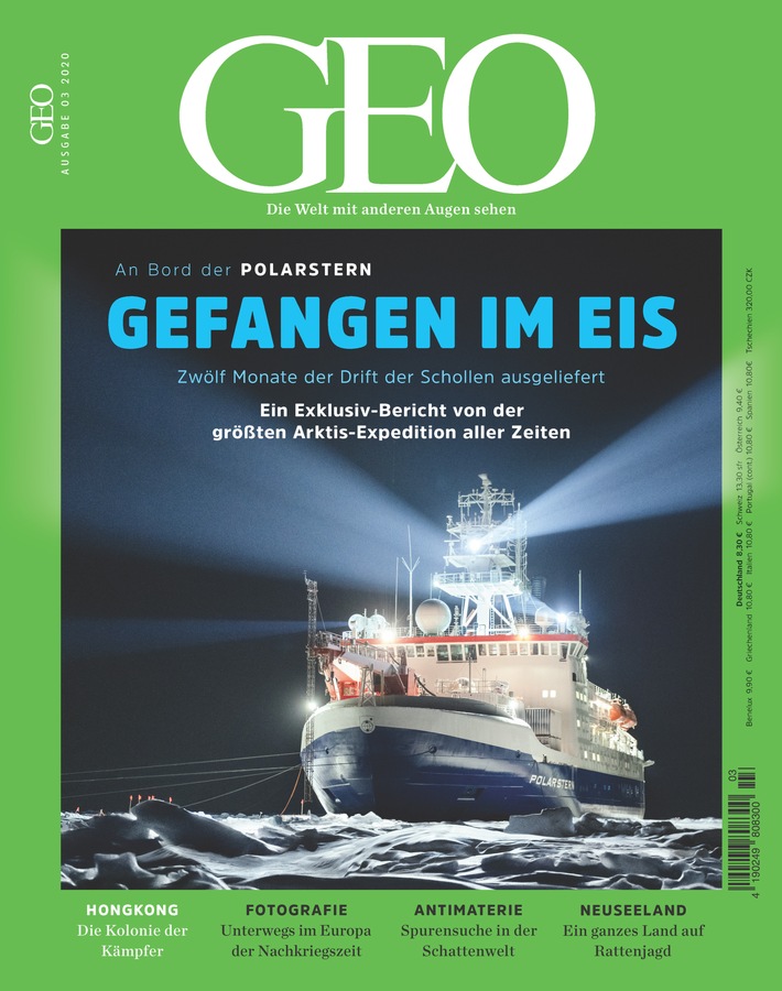 "Gefangen im Eis" - Das Magazin GEO berichtet exklusiv über die größte Arktis-Expedition aller Zeiten