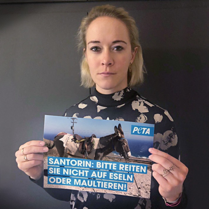 Tierleid auf Santorin muss beendet werden: Deutsche Biathletin Maren Hammerschmidt setzt Zeichen gegen die Ausbeutung von Eseln und Maultieren als „Taxis“