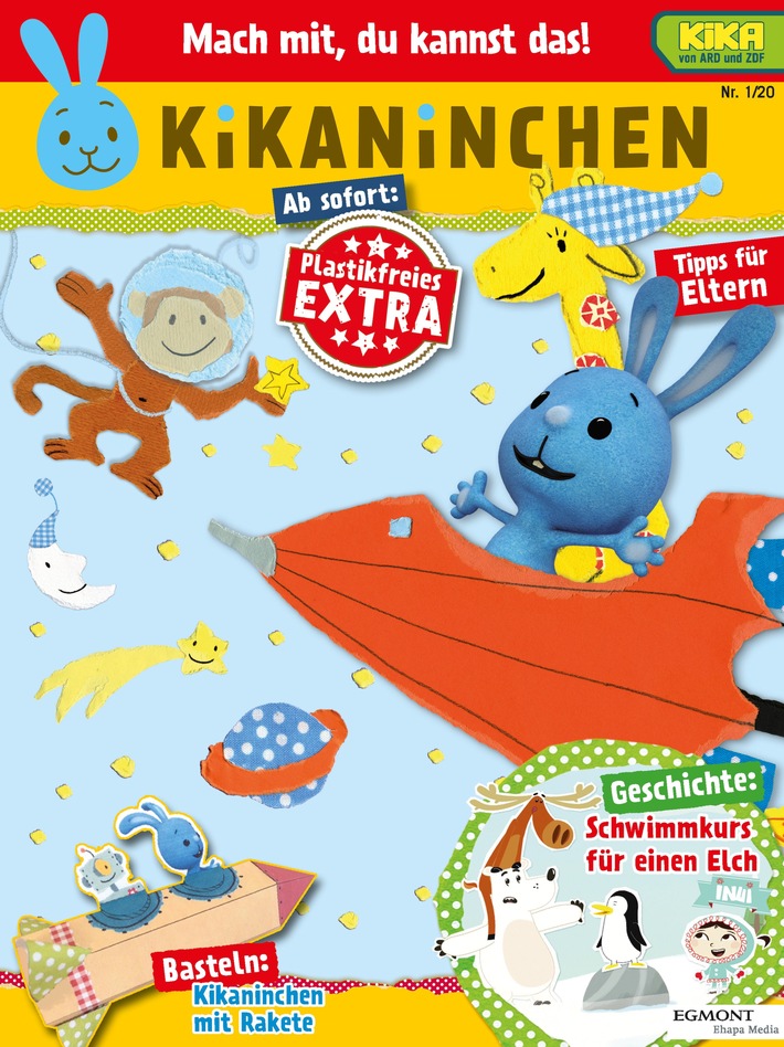 KiKANiNCHEN-Magazin erscheint ab sofort ohne Plastikzugaben