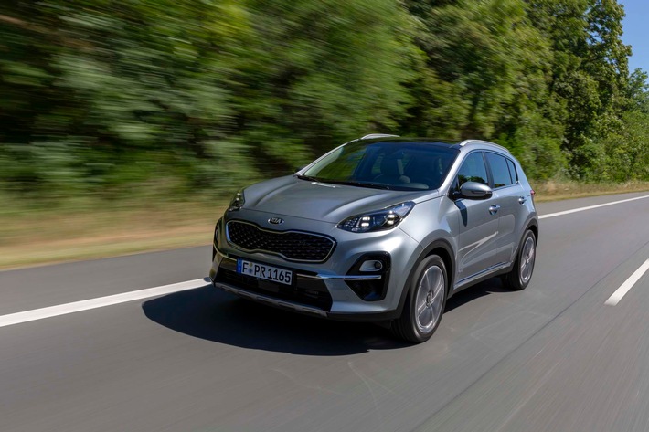 Kia Sportage fährt mit Infotainment-Upgrade und modernen Diesel-Mildhybriden ins Modelljahr 2021