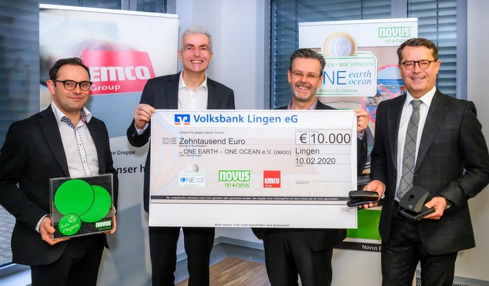 10.000 Euro für den gemeinsamen Kampf gegen Plastikmüll