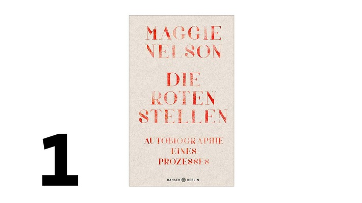 SWR Bestenliste März: „Die roten Stellen“ von Maggie Nelson auf Platz 1