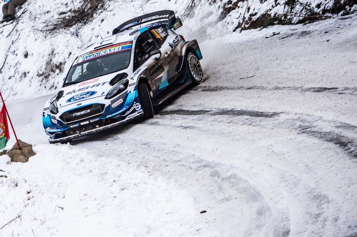 Schnee oder nicht - bei der WM-Rallye Schweden hat M-Sport Ford die Spitzenplätze im Visier