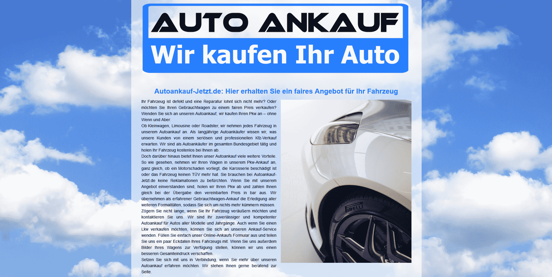 Autoankauf Aalen - Autoankauf Jetzt - Gebrauchtfahrzeug in Aalen zu verkaufen