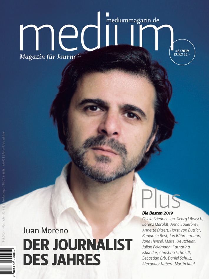Juan Moreno wird als Journalist des Jahres geehrt / 48-Stunden-Aktion von medium magazin zur Preisverleihung am 17.2.