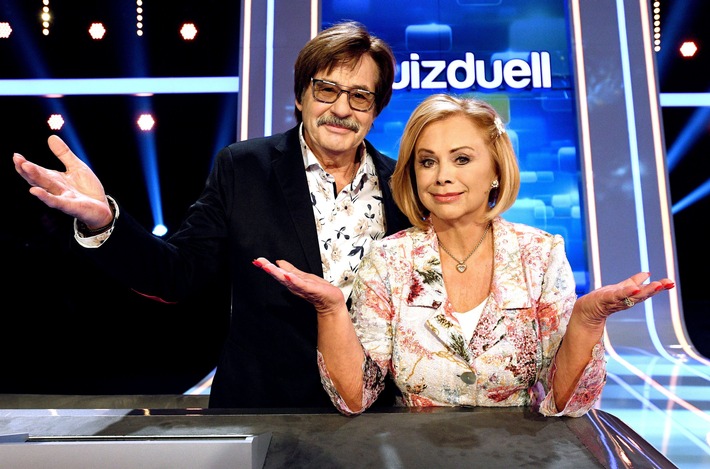 Das Erste / Show-Legenden Marijke Amado und Jörg Draeger vs. "Quizduell-Olymp" am Freitag, 27. März 2020, 18:50 Uhr im Ersten