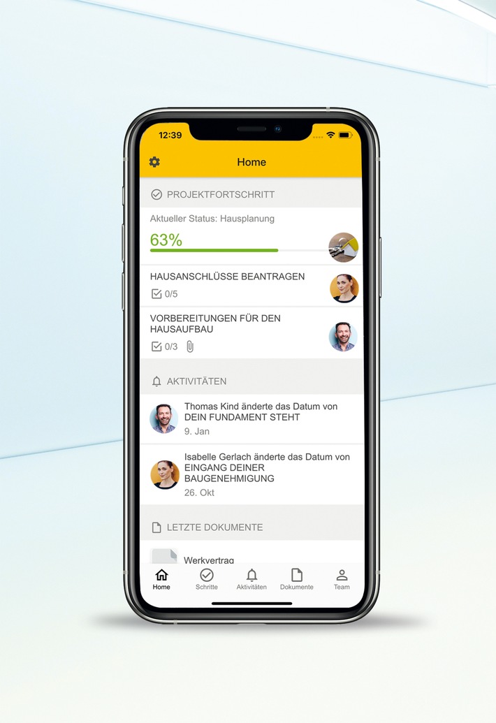 Die App Bau-Cockpit revolutioniert das Hausbauerlebnis / Die neue Living Haus App mach Bauherren mobil und unabhängig