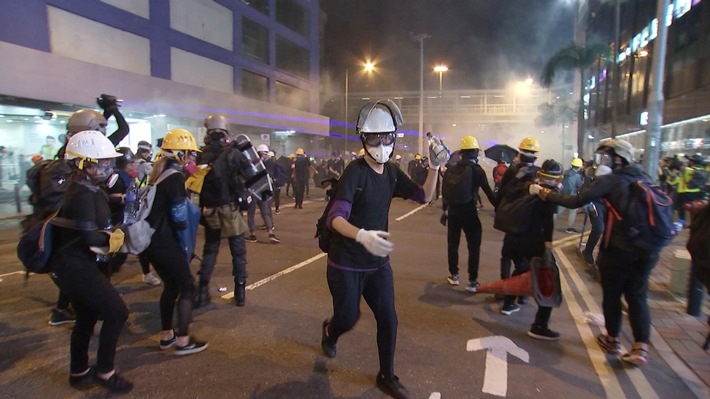 ""Hongkongs Aufstand gegen China in "auslandsjournal"-Doku im ZDF