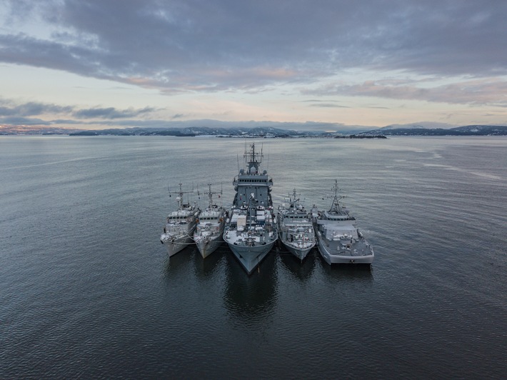 NATO-Minenjäger in Kiel – Norwegischer Kommandeur auf deutschem Flaggschiff