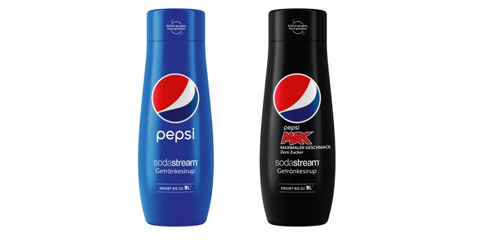 Revolution im Softdrink-Segment: SodaStream kommt in Deutschland mit PepsiCo-Sirups auf den Markt