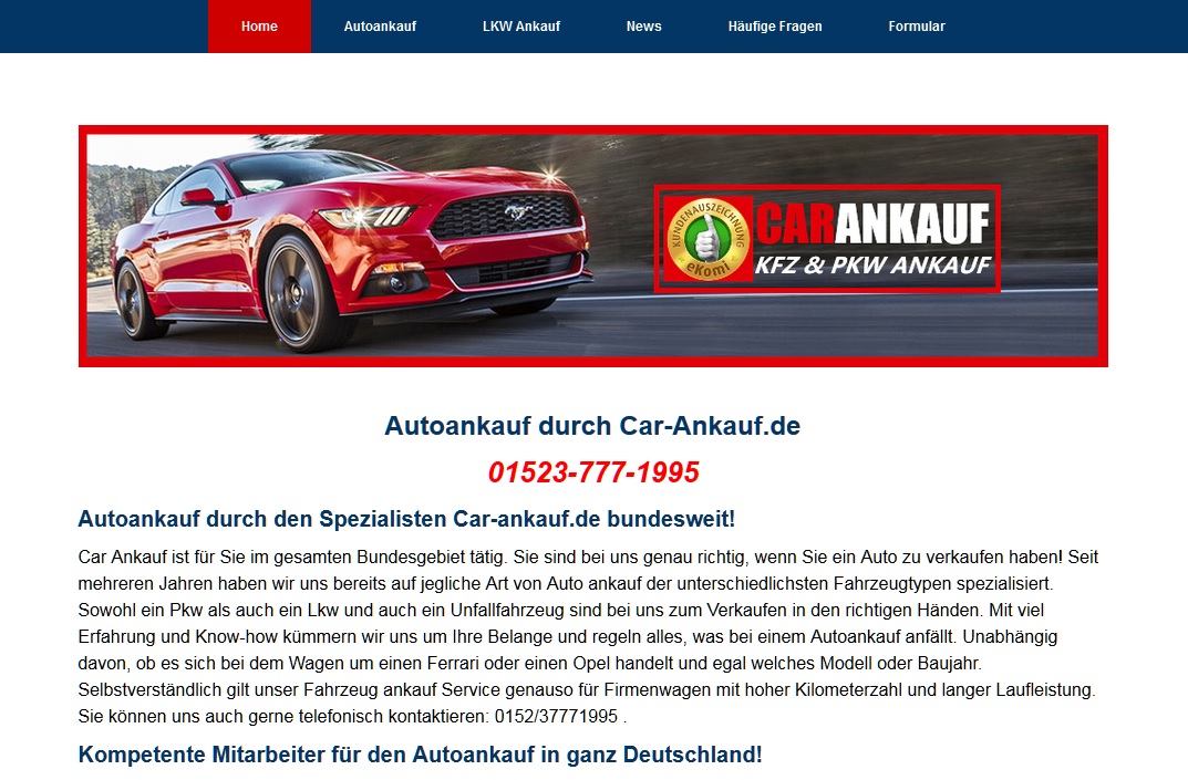 Autoankauf Castrop Rauxel | Ihr Auto verkaufen beim Autoankauf Castrop-Rauxel