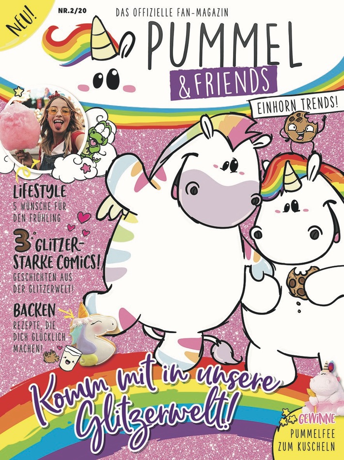 Pummel & Friends: Pummeleinhorn und seine Freunde erscheinen als Magazin
