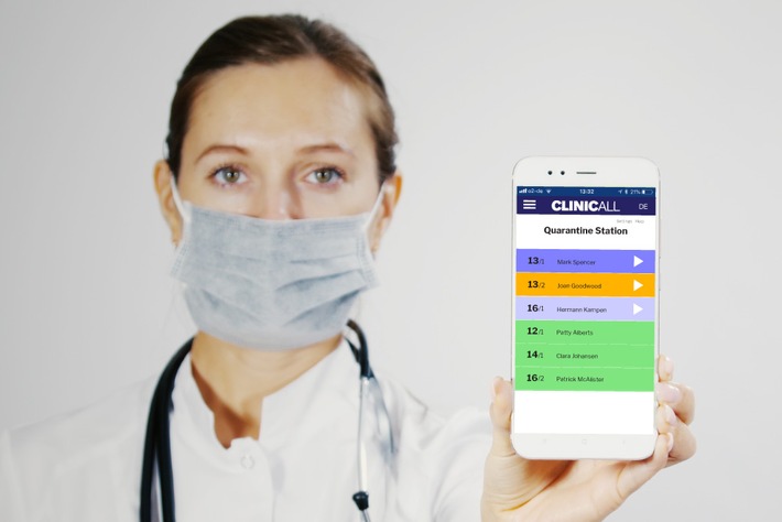 Neue ClinicAll Communicator App unterstützt das Pflegepersonal gegen Corona