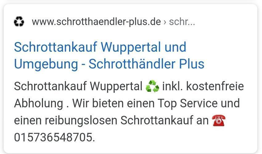 Schrottankauf in Wuppertal  – Machen Sie mit Ihrem Schrott bares Geld!