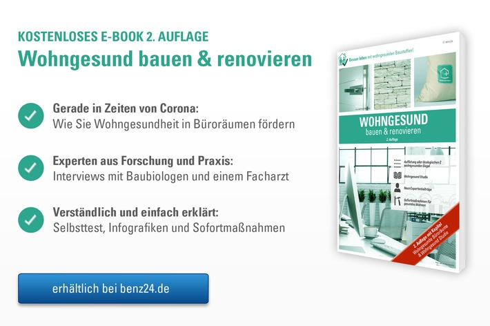 Gerade in Zeiten von Corona: Wohngesundheit in Büroräumen fördern