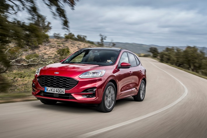 Ford Kunden versichern den neuen Kuga Plug-in-Hybrid für nur 50 Prozent ihrer individuellen Prämie