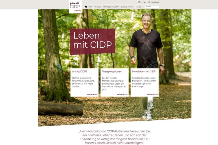 CIDP - Leben mit einer seltenen Autoimmunerkrankung