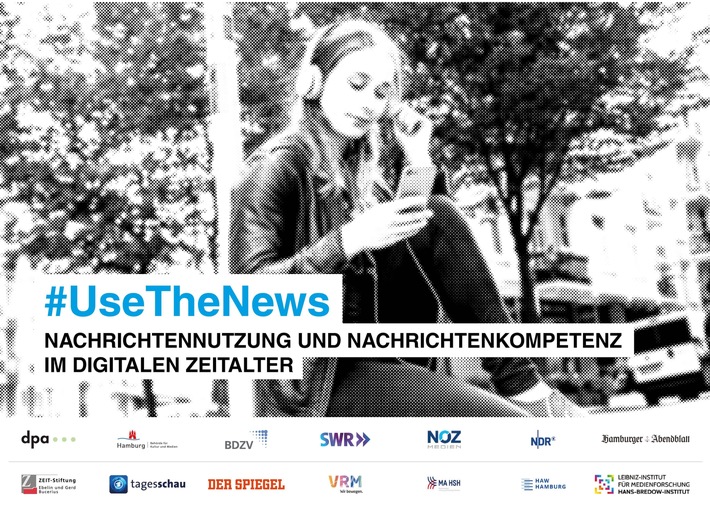 "use the news - Nachrichtennutzung und Nachrichtenkompetenz im digitalen Zeitalter" - Forschungsprojekt von dpa mit Partnern aus Medien, Wissenschaft, öffentlichen Institutionen und Zivilgesellschaft