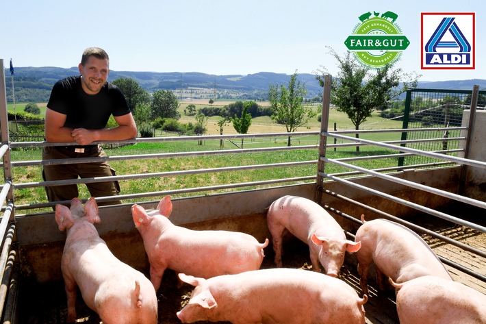 Landwirte unterstÃ¼tzen, Tierwohl fÃ¶rdern: ALDI Nord weitet Eigenmarke "Fair & Gut" aus