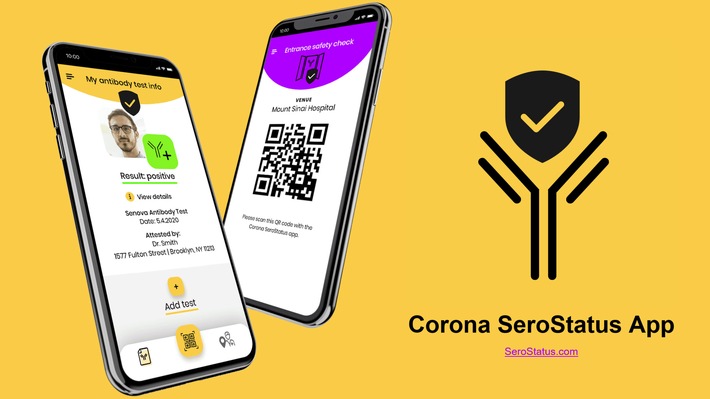 Messe-Kontakte auch in Corona-Zeiten persÃ¶nlich knÃ¼pfen / Corona SeroStatus App ermÃ¶glicht einfachen Testnachweis