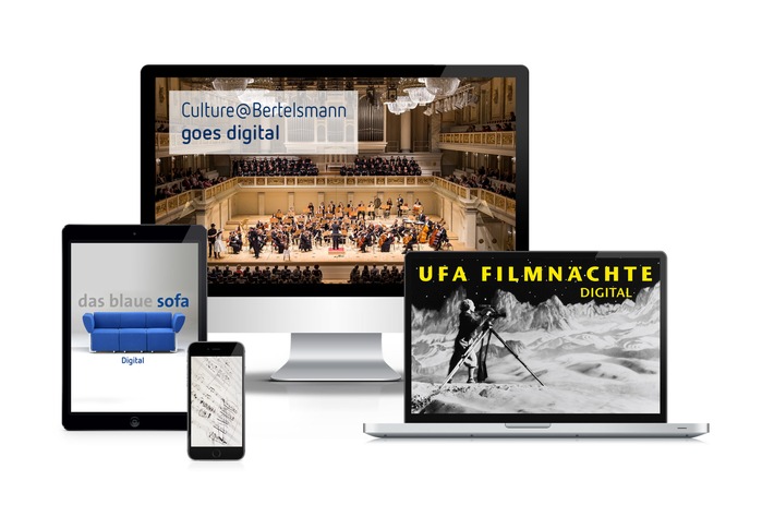 Culture@Bertelsmann goes digital: Bertelsmann-Kulturangebot setzt auf Streaming und Interaktion
