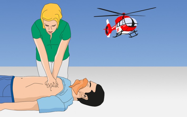 DRF Luftrettung startet Reanimationskampagne „gemeinsam Lebensretter“ / Wenn das Herz Hilfe braucht