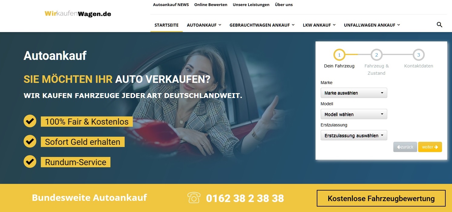 Wir kaufen dein Auto in Wuppertal