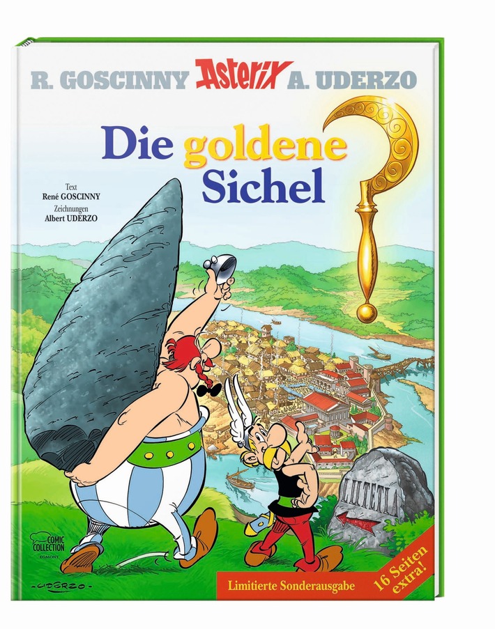 Asterix-Krimi „Die goldene Sichel“ im neuen Look