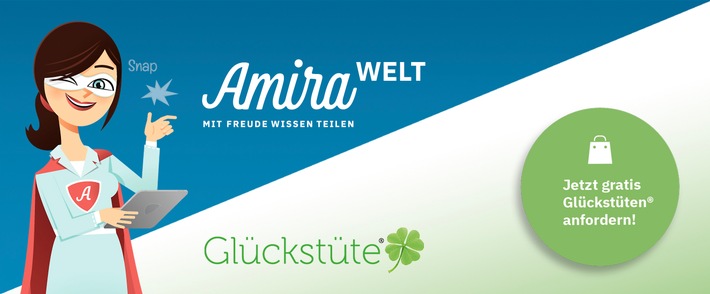 Die AMIRA®-Welt kooperiert mit der Glückstüte® - Zusammenschluss zur Unterstützung der Vor-Ort-Apotheken