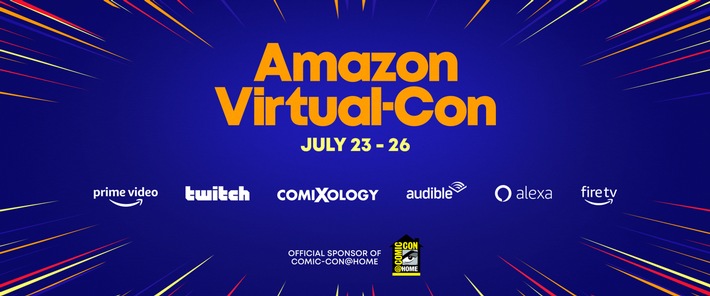 Die Comic-Con@Home erleben: Amazon Prime Video veranstaltet erste Amazon Virtual-Con vom 23.-26. Juli 2020 im Rahmen der SDCC (San Diego Comic-Con)