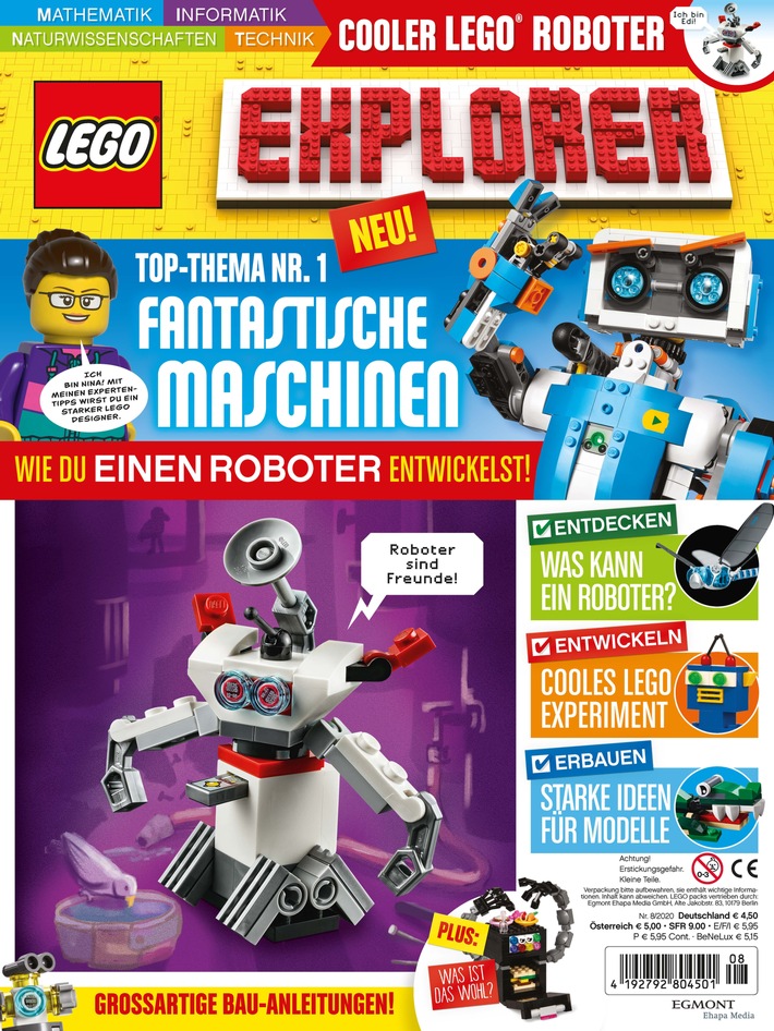 Neuerscheinung LEGO EXPLORER-Magazin erobert das Zeitschriftenregal