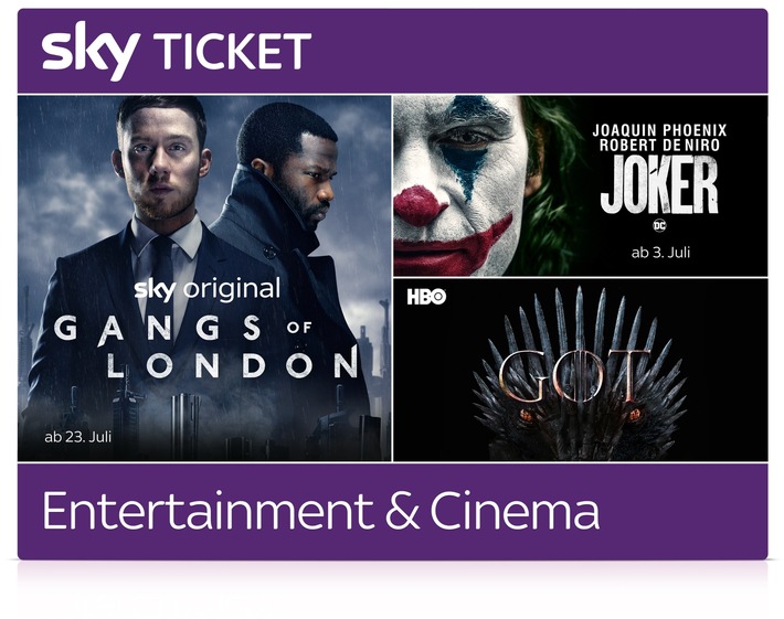 Großes Kino und Top-Serien als Erste streamen: Das neue Entertainment & Cinema Ticket ist da