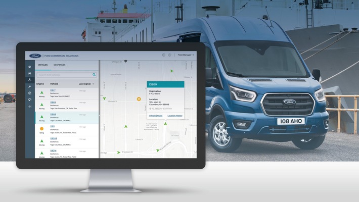 Ford Telematics mit neuer "Multi-Make"-Funktion und App-Ergänzung bietet mehr Effizienz für Flottenmanager
