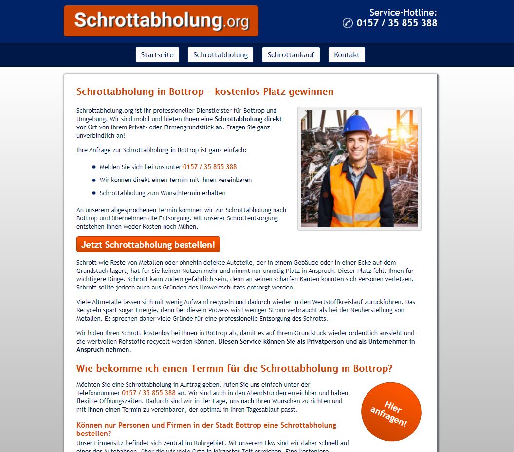 Schrottabholung Bottrop: Schrott-Recycling – so wichtig ist der Schutz von Ressourcen