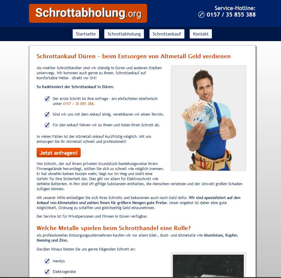 Der Schrottankauf Düren Garantiert Faire Preise Und Professionelles Schrott-Recycling