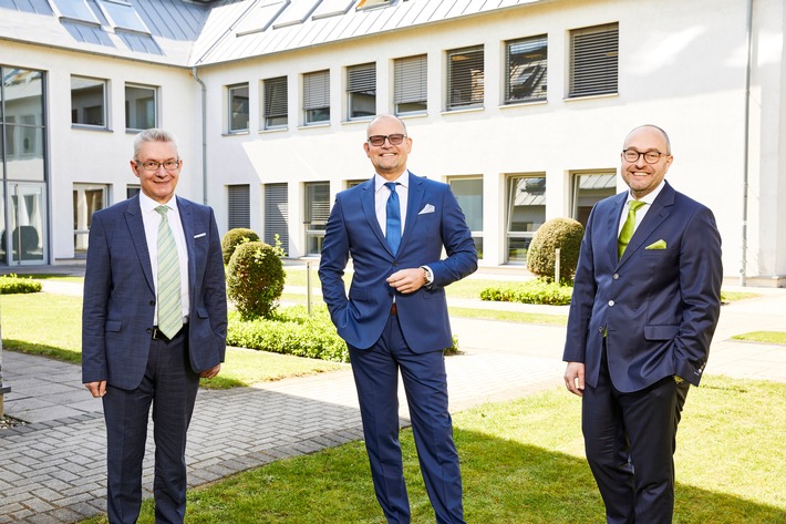 belvona Geschäftsführung: Uwe Becker und Michael Beers bilden mit Frank Krienen die neue Dreier-Spitze des Unternehmens
