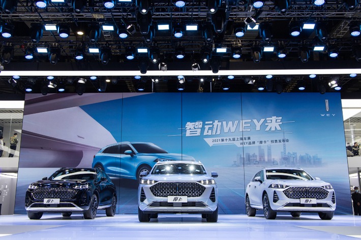 WEY kommt nach Deutschland: Premium-SUV V71 wird auf der Auto Shanghai 2021 vorgestellt