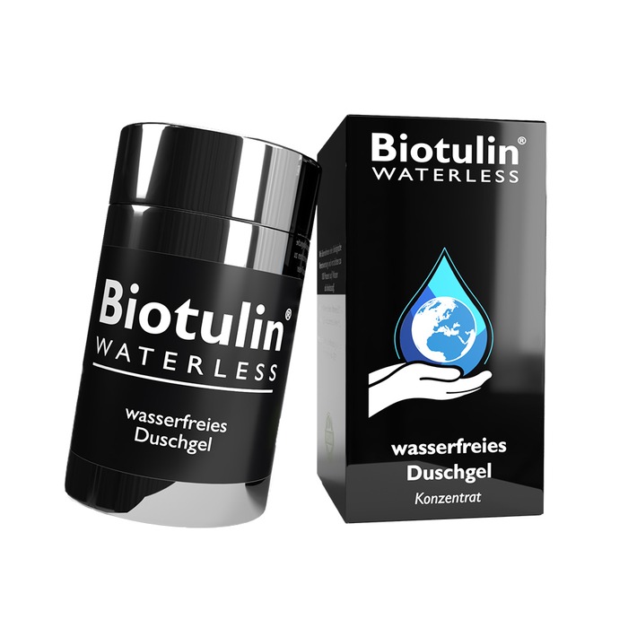 Biotulin entwickelt "Green-Cosmetic" / Waterless Duschgel - Es geht auch ohne Wasser - Für eine bessere Umwelt