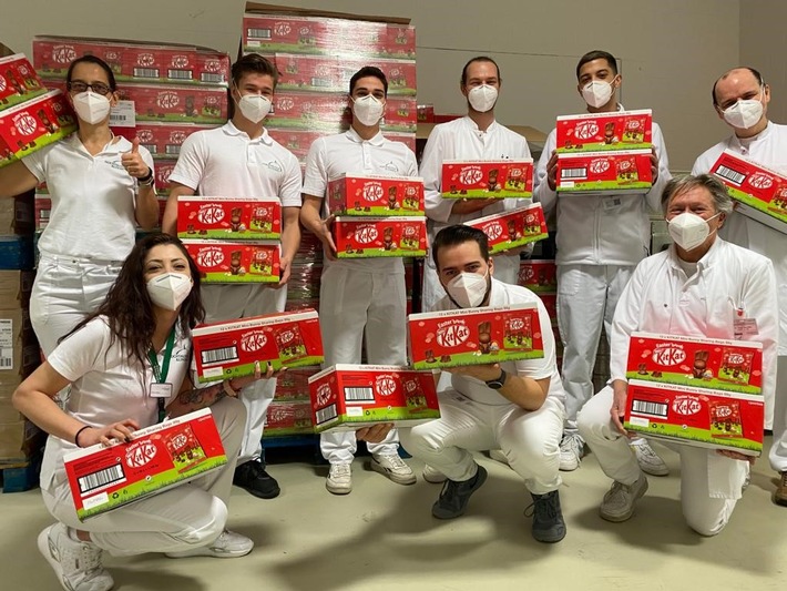 Süßer Ostergruß für Pandemie-Betroffene: Nestlé Deutschland verschenkt 500.000 Schokoladen-Osterhasen / 26 Institutionen verteilen Oster-Produkte an Menschen in ganz Deutschland