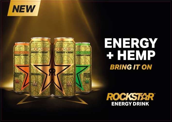 PepsiCo launcht Rockstar Energy + HEMP: Die Weltneuheit für Shopper und Handel – zuerst in Deutschland