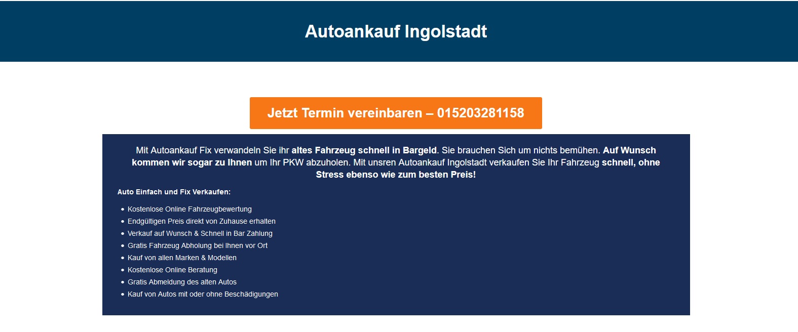 Autoankauf Ingolstadt - Die Fachleute schätzen die Zuverlässigkeit der Ingolstadter „Dauerläufer“ verlässlich ein