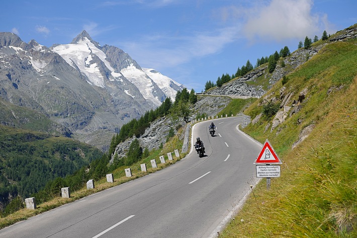 Große Freiheit, große Fahrt, Großglockner - Motorräder zum Mieten beim ADAC