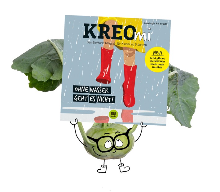 "KREOmi" kommt / BioMarkt Verbund bringt erstes Bio-Magazin für Kinder heraus