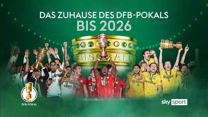 Sky bleibt das Zuhause des DFB-Pokals: alle Spiele, die exklusive Original Sky Konferenz und alle Sensationen bis 2026 live nur bei Sky