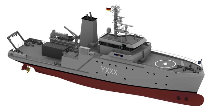 Bundeswehr erneuert Messboote in Eckernförde